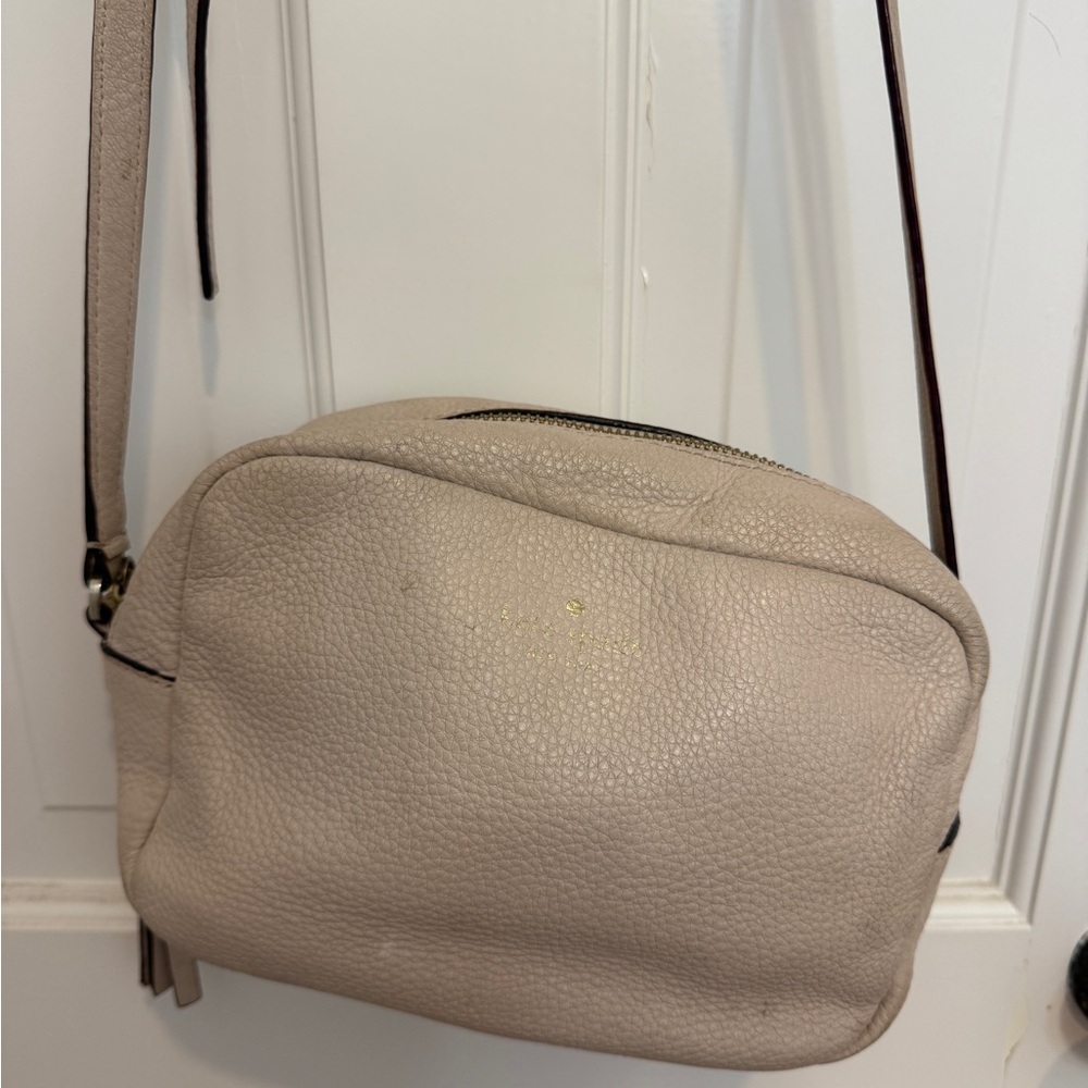 Kate Spade Cream Leather Crossbody Bag